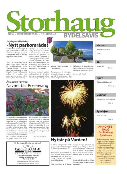 Forsiden til Nr. 6 · 2006