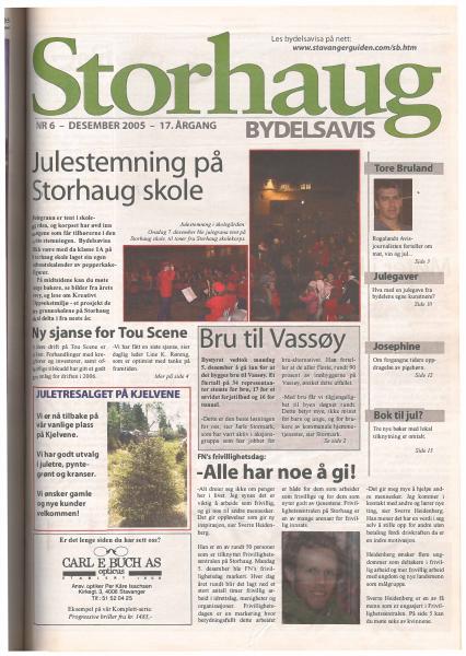 Forsiden til Nr. 6 · 2005
