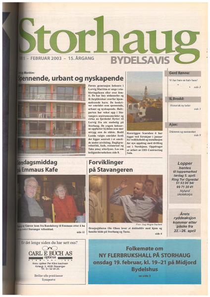 Forsiden til Nr. 1 · 2003