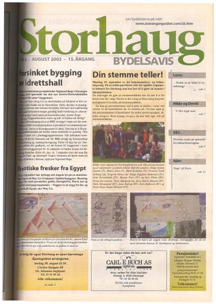 Forsiden til Nr. 4 · 2003