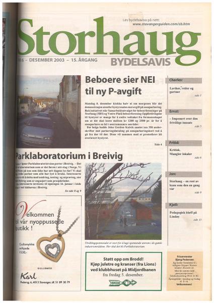 Forsiden til Nr. 6 · 2003