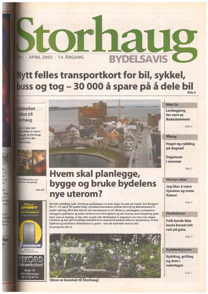 Forsiden til Nr. 1 · 2002