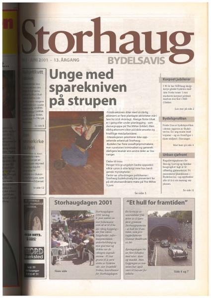 Forsiden til Nr. 3 · 2001