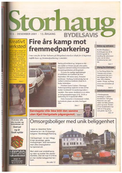 Forsiden til Nr. 6 · 2001
