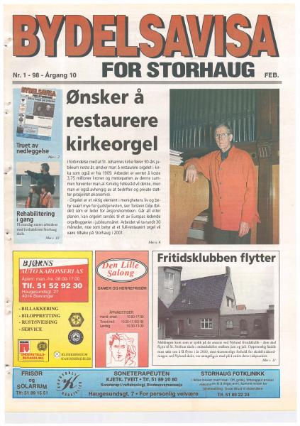 Forsiden til Nr. 1 · 1998