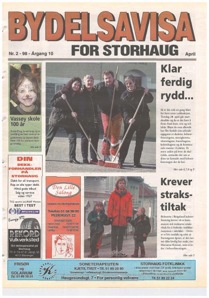 Forsiden til Nr. 2 · 1998