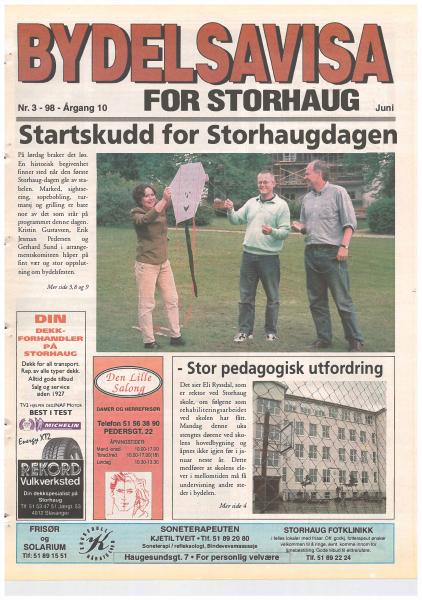 Forsiden til Nr. 3 · 1998