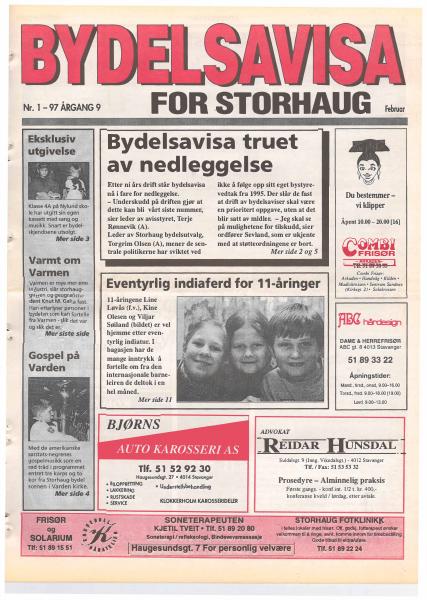 Forsiden til Nr. 1 · 1997