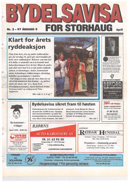 Forsiden til Nr. 2 · 1997