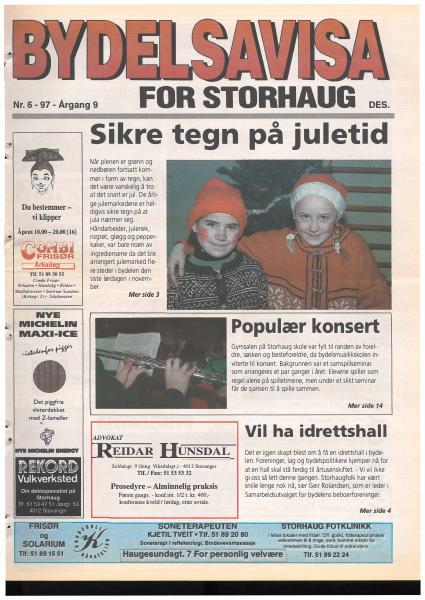 Forsiden til Nr. 6 · 1997