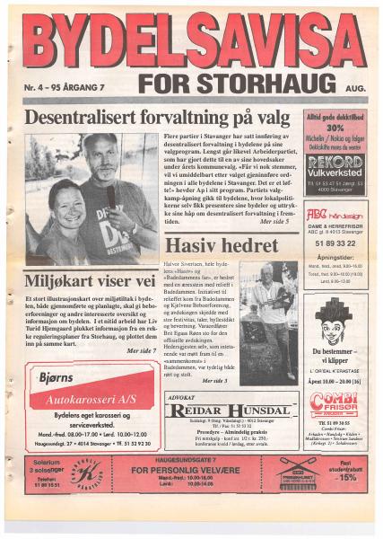 Forsiden til Nr. 4 · 1995