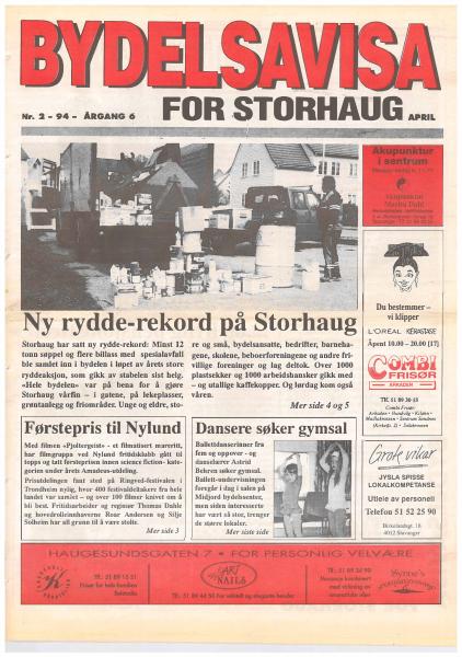 Forsiden til Nr. 2 · 1994