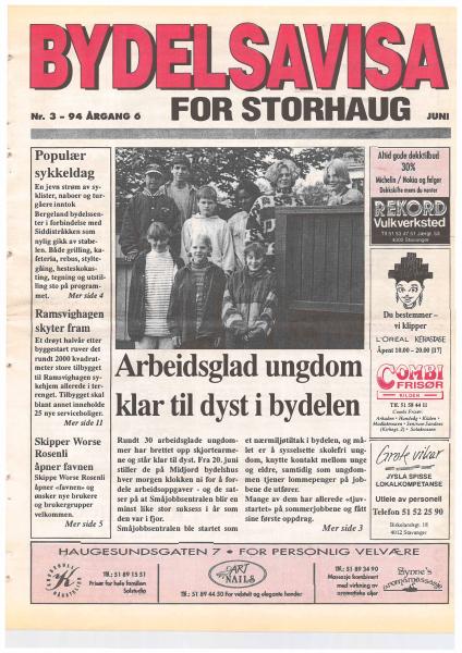 Forsiden til Nr. 3 · 1994