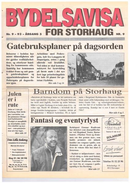 Forsiden til Nr. 9 · 1993