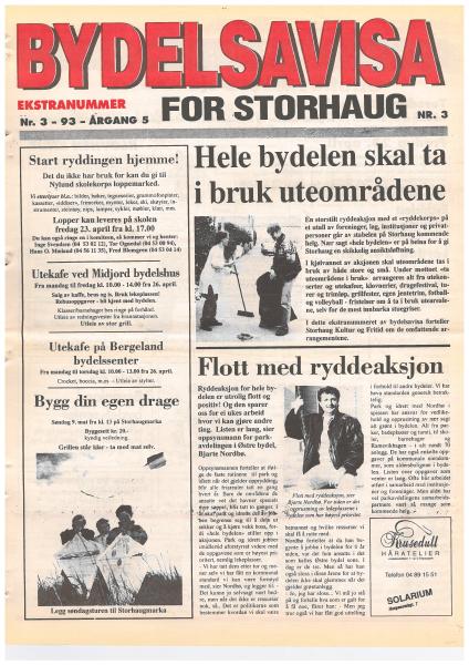 Forsiden til Ekstrautgave · 1993