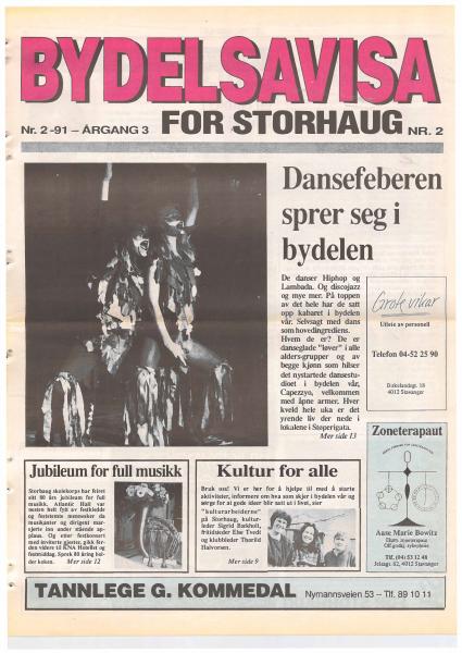 Forsiden til Nr. 2 · 1991