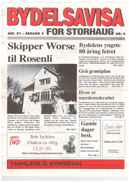 Forsiden til Nr. 6 · 1991