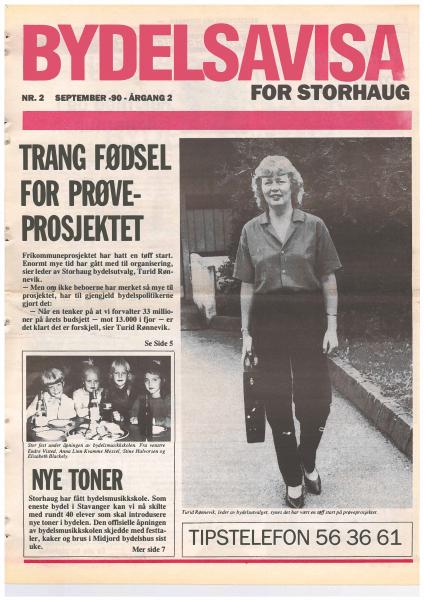 Forsiden til Nr. 2 · 1990