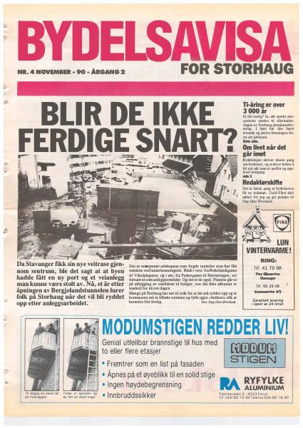 Forsiden til Nr. 4 · 1990
