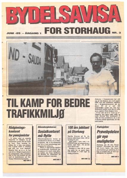Forsiden til Nr. 3 · 1989