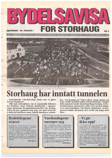 Forsiden til Nr. 5 · 1989