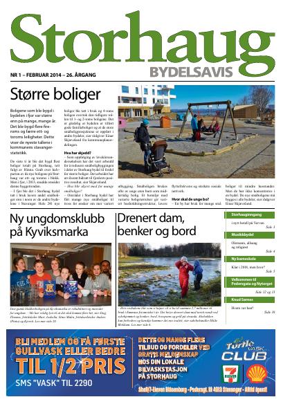 Forsiden til Nr. 1 · 2014