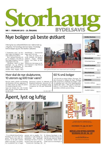 Forsiden til Nr. 1 · 2013